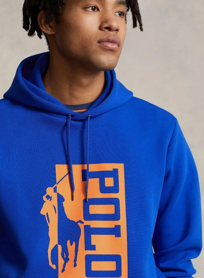 POLO RALPH LAUREN Logo Detail Drawstring Pullover Hoodie