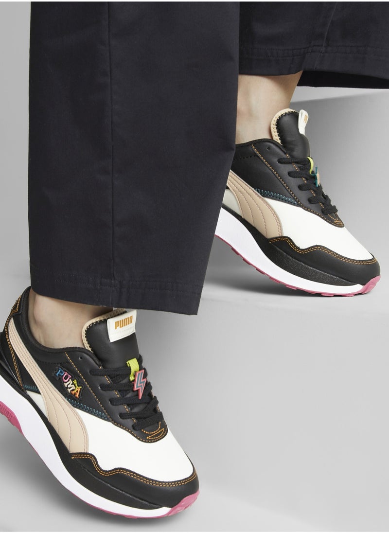 PUMA - Cruise Rider Badge Womens Black Sneakers - Image 1