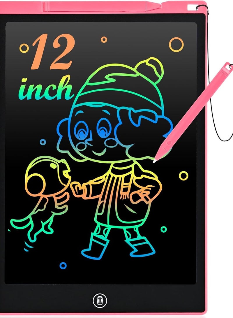 12 Inch LCD Writing Tablet for Kids – Portable, Eco-Friendly, Reusable Drawing Pad with Stylus - Image 1