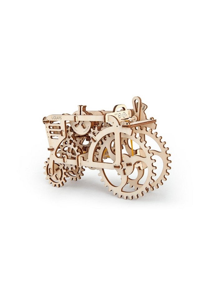 أوجيرز ألغاز تعليمية خشبية ميكانيكية ثلاثية الأبعاد من يو جيرز لنموذج جرار ذاتي الحركة للأطفال | مجموعات تعليمية STEM اصنعها بنفسك للمراهقين | ألعاب تجميع للكبار | مجموعة بناء صديقة للبيئة | هدايا عيد ميلاد - Image 3