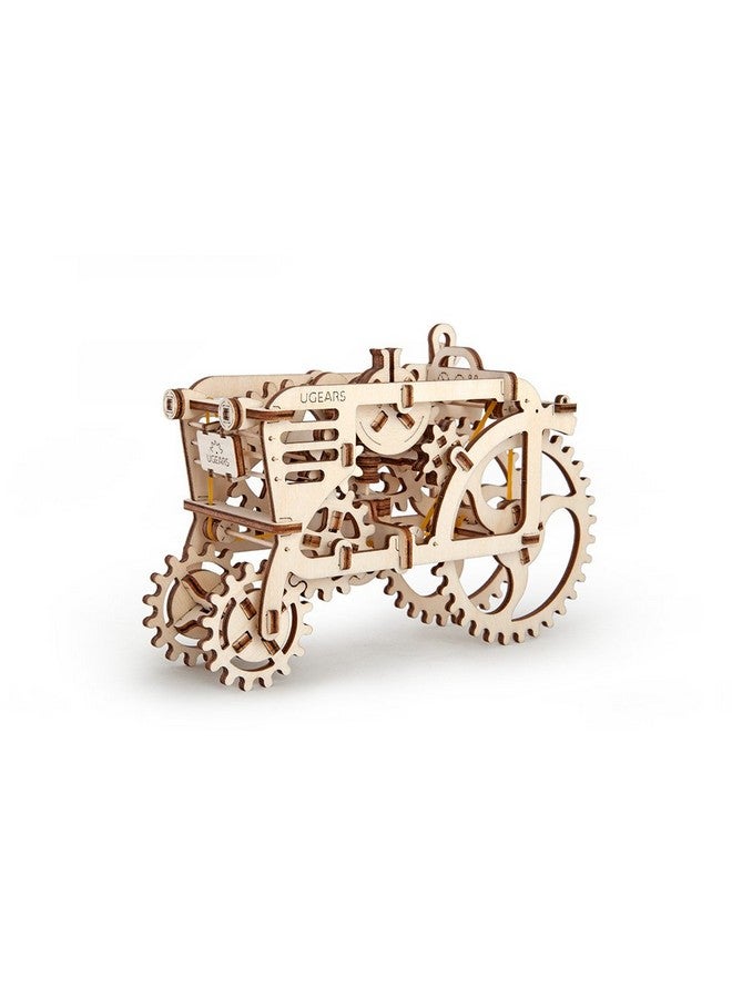 أوجيرز ألغاز تعليمية خشبية ميكانيكية ثلاثية الأبعاد من يو جيرز لنموذج جرار ذاتي الحركة للأطفال | مجموعات تعليمية STEM اصنعها بنفسك للمراهقين | ألعاب تجميع للكبار | مجموعة بناء صديقة للبيئة | هدايا عيد ميلاد - Image 1