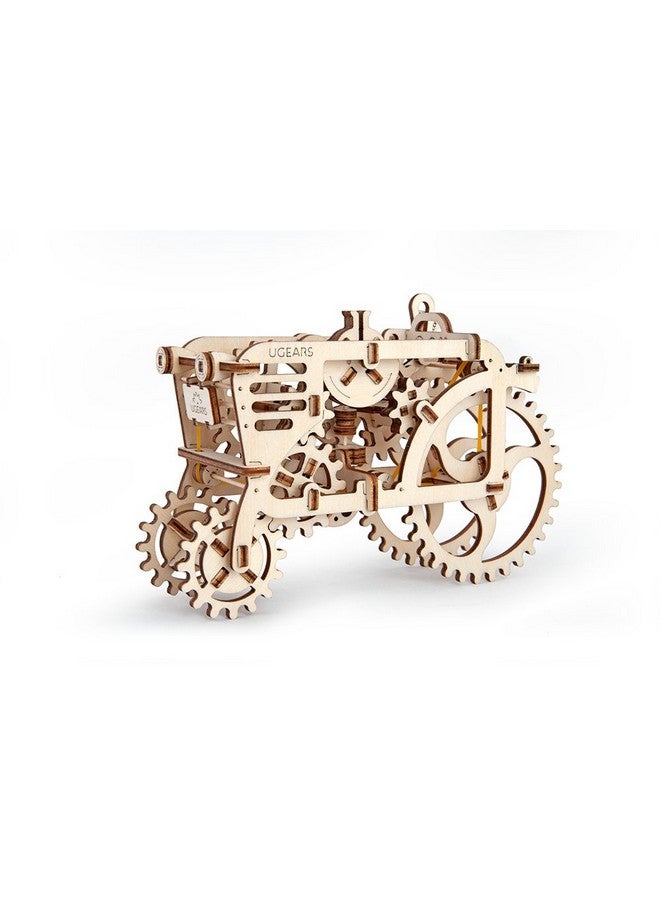 أوجيرز ألغاز تعليمية خشبية ميكانيكية ثلاثية الأبعاد من يو جيرز لنموذج جرار ذاتي الحركة للأطفال | مجموعات تعليمية STEM اصنعها بنفسك للمراهقين | ألعاب تجميع للكبار | مجموعة بناء صديقة للبيئة | هدايا عيد ميلاد - Image 5