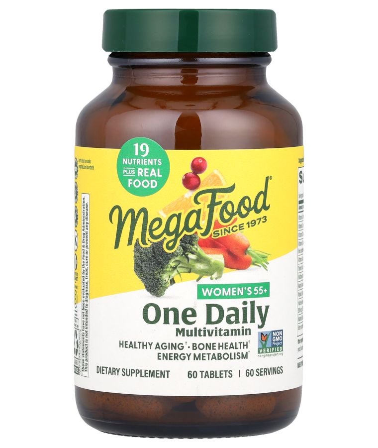 MegaFood Women's 55+ One Daily Multivitamin 60 Tablets