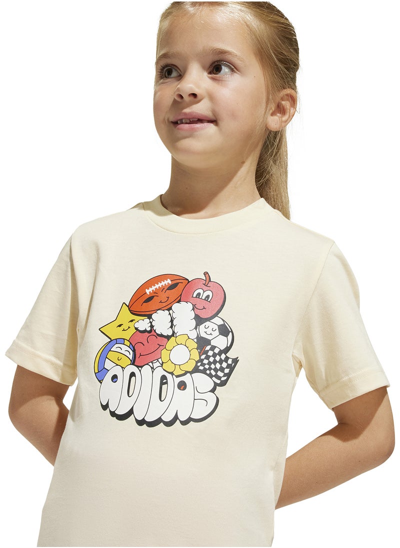 Adidas Kids Fun Graphic T-Shirt  - Image 3