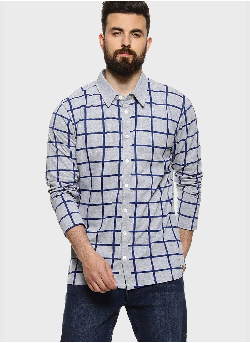 Campus Sutra Checked Shirt