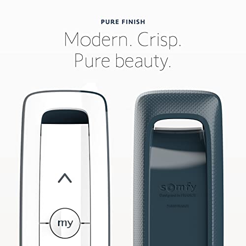 Somfy Situo 5 Pure Remote - RTS Control for Up to 5 Motorized Shades or Groups - Compatible with RTS Motors, Blinds, Shades - Not Compatible with Zigbee, Z-Wave, Wi-Fi - Warm Pure Tone 1870575 - Image 3