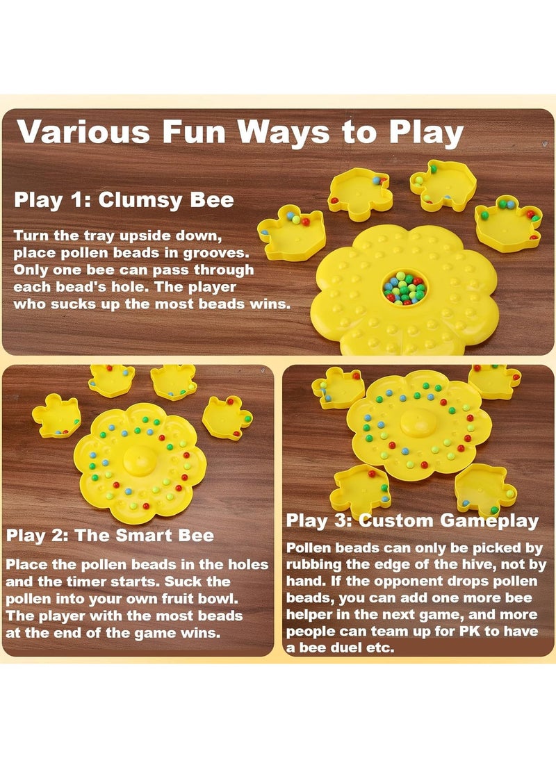 هالامودو لعبة صيد النحل المغناطيسية - لعبة عائلية مسلية ل4 لاعبين للأطفال، تفاعل ممتع بين الوالدين والطفل - Image 3