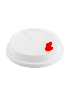 Restaurantware Restaurantware-Coffee Cup Lids Only For 8, 12, 16 and 20 oz Cups 500 Pack Of Disposable White Hot Cup Lids Leakproof Plastic Drink Covers Elevated Spout Air Flow Vent For Latte Espresso Beverages  - Image 4