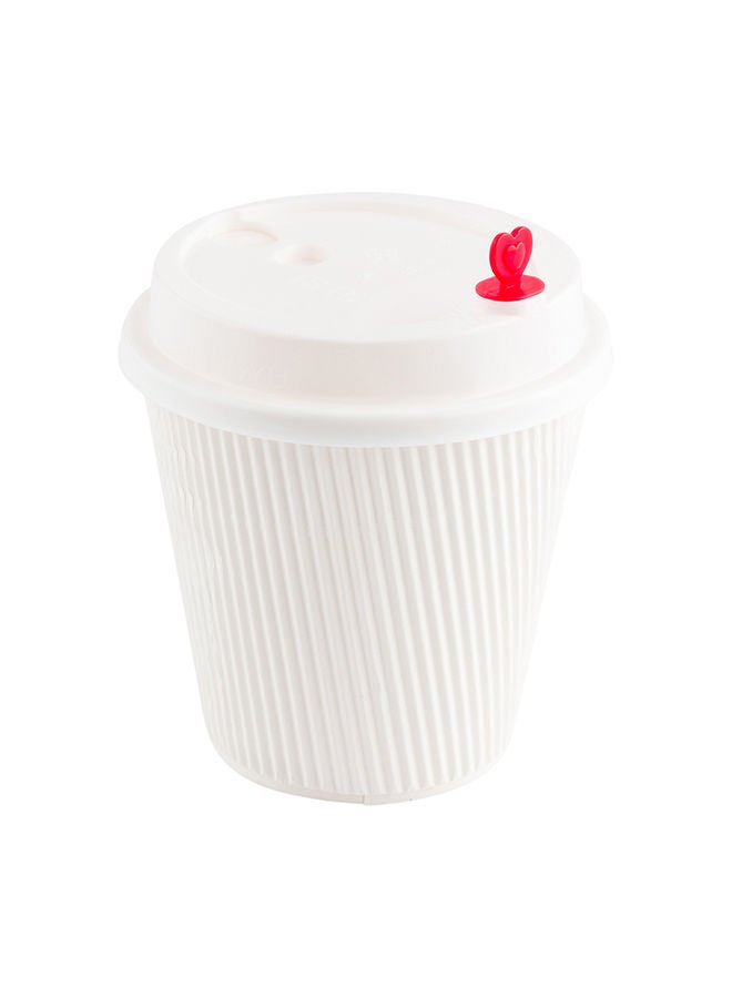 Restaurantware Coffee Cup Lids Only For 8, 12, 16 and 20 oz Cups 500 Pack Of Disposable White Hot Cup Lids Leakproof Plastic Drink Covers Elevated Spout Air Flow Vent For Latte Espresso Beverages  - Image 5