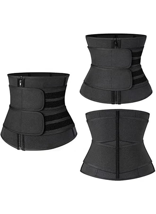 GTSOL Adjustable Waist Trainer Slimming Belt With Tummy Sauna Bandage Wrap, Body Shaper Compression Wrap, Plus Size Corset Waist Trainer for Women and Men  - Image 5