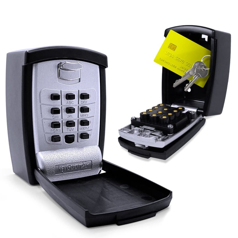 KeyGuard SL-590 Punch Button Lock Box - Secure Wall Mount Key Storage for Homes, Offices, and Rentals - Image 1