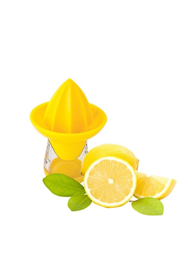 Joie Lemon and Lime Small Hand Juicer and Reamer, Built-In Measuring Cup, 1oz/30ml, Easy to Strain, Stores Leftover Juice, BPA-Free, Dishwasher Safe - Image 1