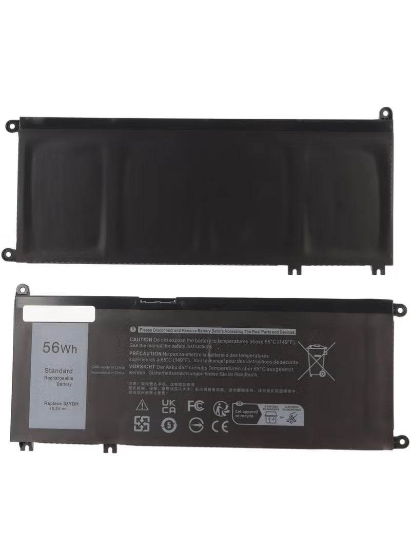 Reacon 33YDH 56Wh Battery for Dell for Inspiron 17 7000 7778 7779 7786 7773 15 7577 G3 3579 3779 G5, 56Wh 15.2V Laptop Replacement Battery, Multiple Lithium Ion Battery - Image 1