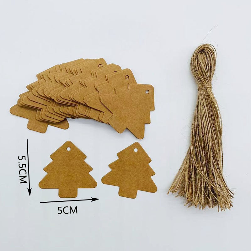 Kraft Paper Blank Card Graffiti Card Kindergarten Partition Card Holiday Packaging Gift Card Greeting Card Decoration Tag - Image 1