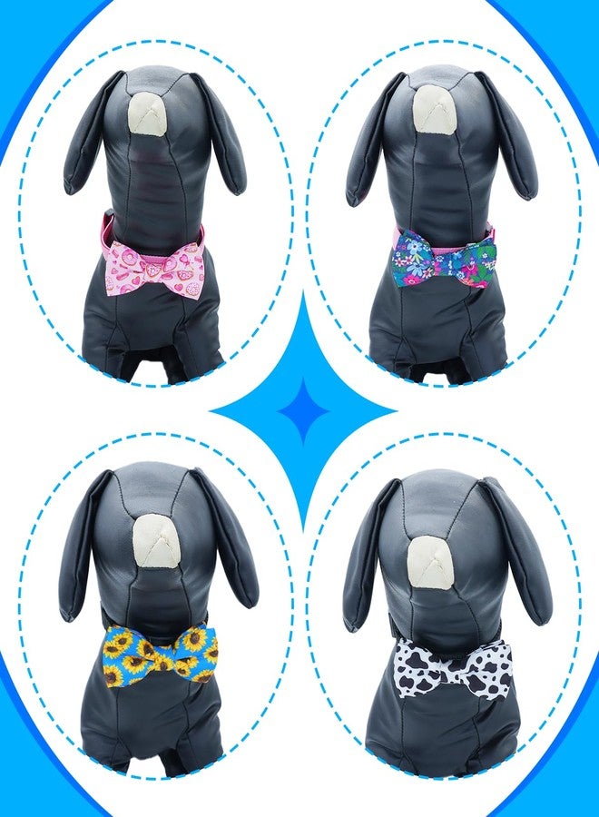 PET SHOW 10 Pack Big Dog Bow Ties for Large Medium Dogs Sliding Collar Attachments Daily Bowties Multiple Styles Cute Summer Bowknots Wedding Party Holiday Pet Grooming Accessories(Large) - Image 5