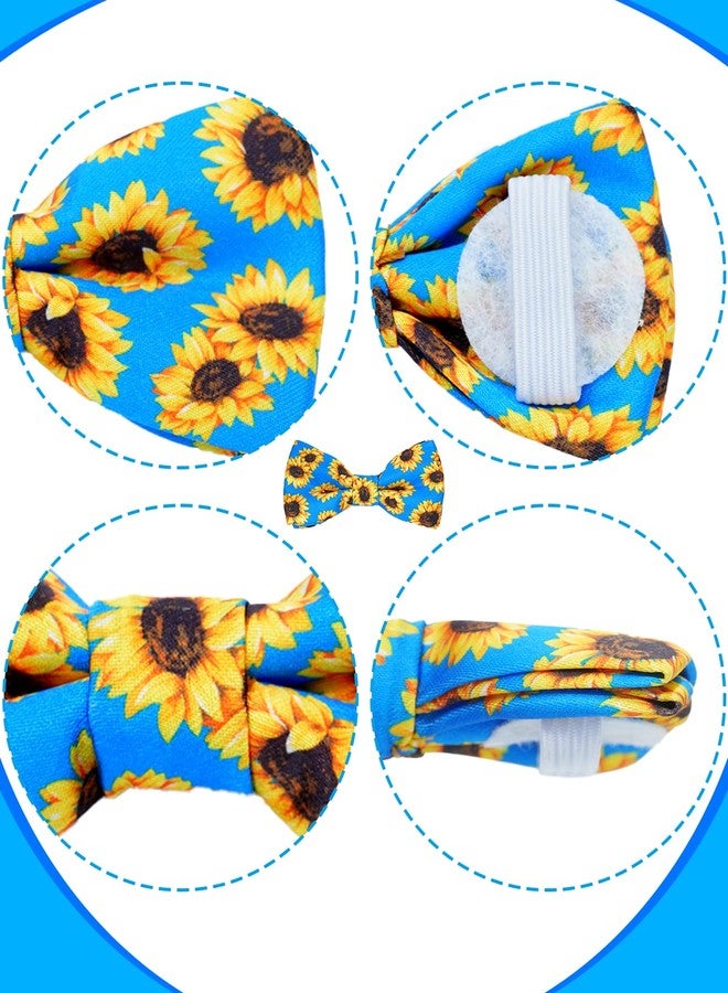 PET SHOW 10 Pack Big Dog Bow Ties for Large Medium Dogs Sliding Collar Attachments Daily Bowties Multiple Styles Cute Summer Bowknots Wedding Party Holiday Pet Grooming Accessories(Large) - Image 3