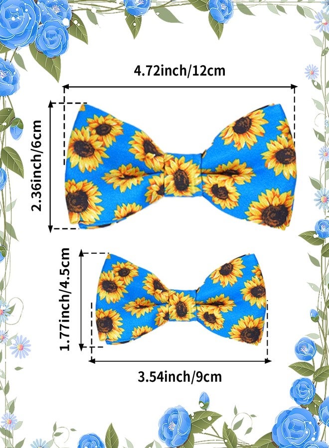 PET SHOW 10 Pack Big Dog Bow Ties for Large Medium Dogs Sliding Collar Attachments Daily Bowties Multiple Styles Cute Summer Bowknots Wedding Party Holiday Pet Grooming Accessories(Large) - Image 2