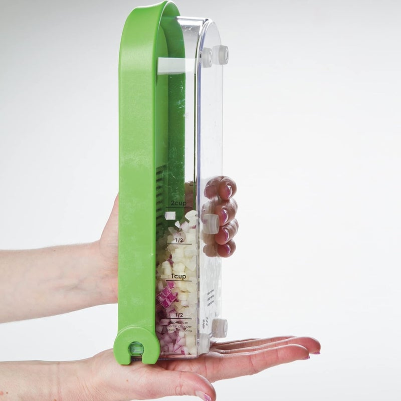 Prepsolutions PrepWorks Onion Chopper – Green/White, Standard, for Quick and Easy Dicing and Chopping - Image 2