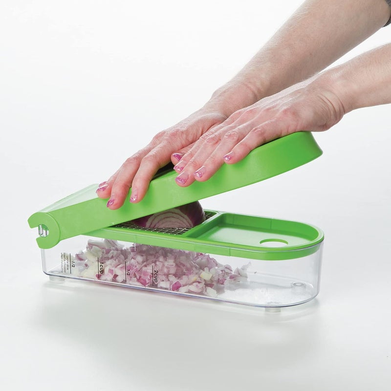 Prepsolutions PrepWorks Onion Chopper – Green/White, Standard, for Quick and Easy Dicing and Chopping - Image 5