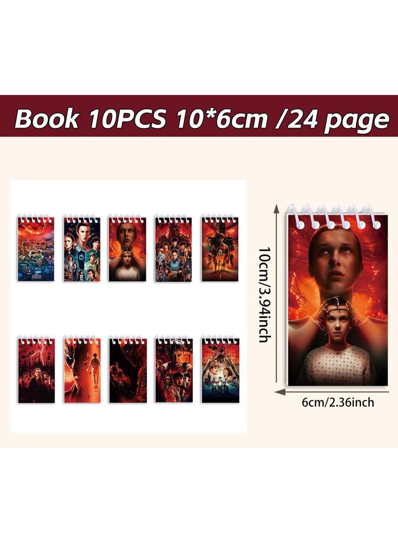 سترانجر ثينكينج دفتر ملاحظات للأطفال بطابع غريب الأشياء - 10 كتب - Image 4