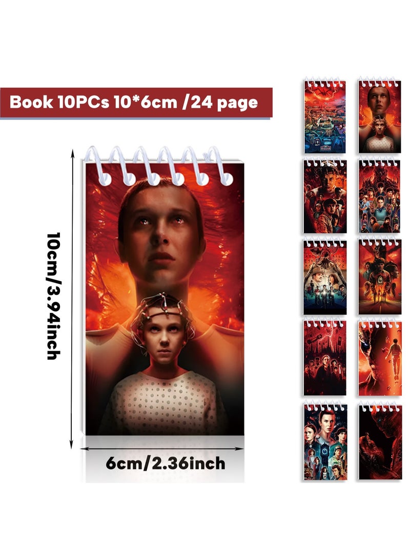 سترانجر ثينكينج دفتر ملاحظات للأطفال بطابع غريب الأشياء - 10 كتب - Image 2