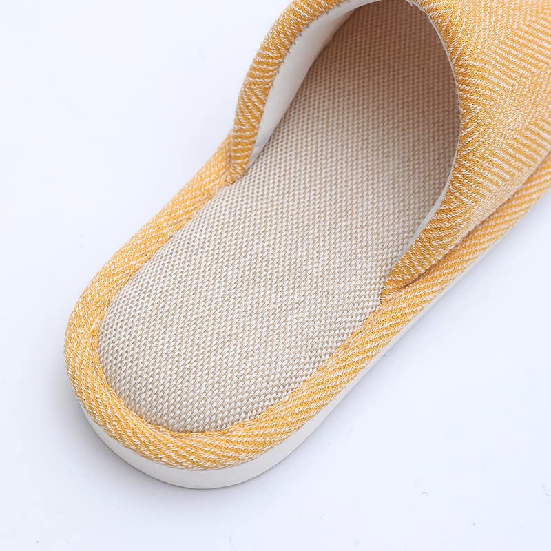 AioTio Fabric Slippers - Indoor & Outdoor, Non-Slip, Four Seasons, Soft Bottom, Couple Slippers (Purple 5-6 Women/3-4 Men) - Image 2