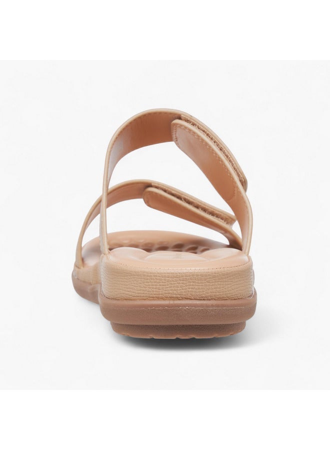 Le Confort Women Textured Slip-On Comfort Sandals - Image 4