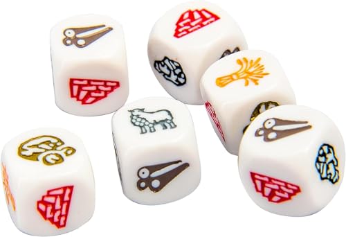 Catan لعبة النرد كاتان - متعة محمولة للمغامرات أثناء التنقل! لعبة استراتيجية، لعبة عائلية للأطفال والبالغين، للأعمار 7 سنوات فما فوق، 1-4 لاعبين، وقت اللعب 15-30 دقيقة، من إنتاج استوديو كاتان - Image 4
