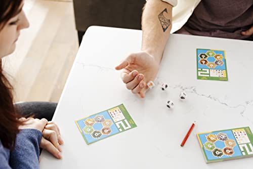 Catan لعبة النرد كاتان - متعة محمولة للمغامرات أثناء التنقل! لعبة استراتيجية، لعبة عائلية للأطفال والبالغين، للأعمار 7 سنوات فما فوق، 1-4 لاعبين، وقت اللعب 15-30 دقيقة، من إنتاج استوديو كاتان - Image 5