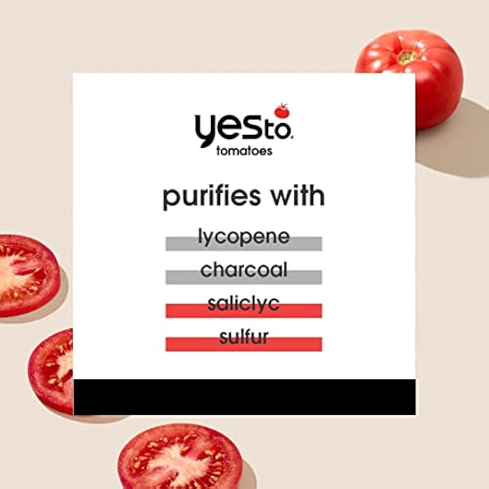 Yes To Tomatoes Detoxifying Overnight Moisturizer, Quick-Absorbing Formula That Helps Exfoliate Skin & Prevent New Acne, With Salicylic Acid & Charcoal, Natural, Vegan & Cruelty Free, 1.7 Fl Oz - Image 4