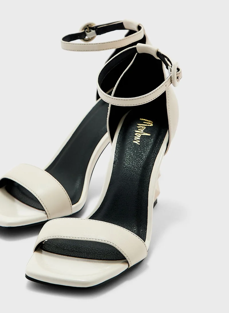 منبور Ankle Straps High Heel Sandals