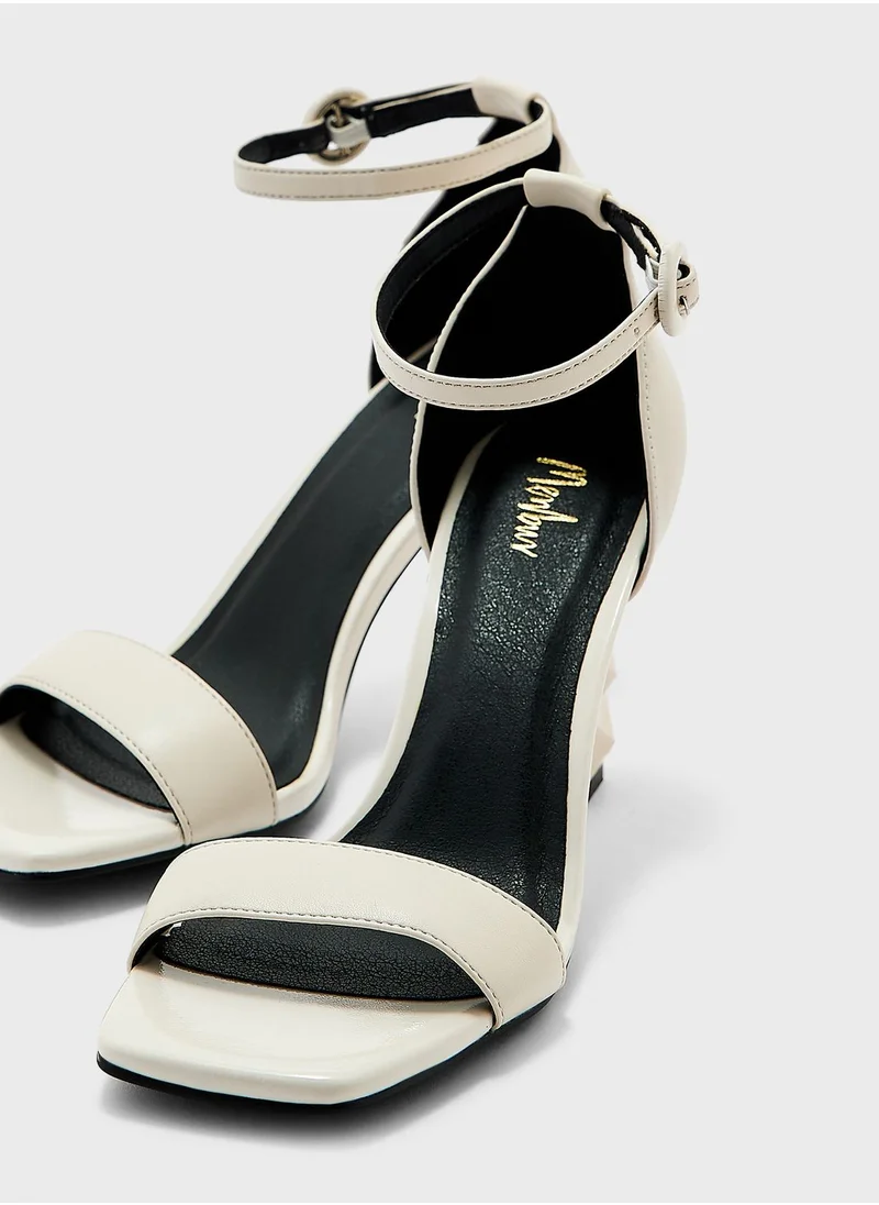 MENBUR Ankle Straps High Heel Sandals