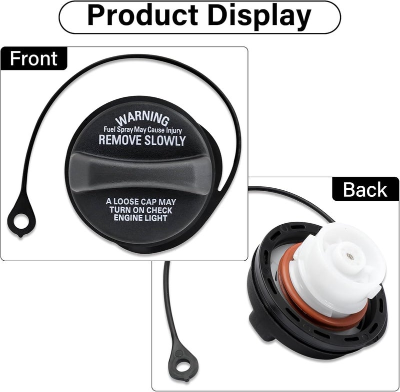 TESHITVLOG Fuel Cap, Gas Cap Replacement 42031AG000 Fits for 2009-2013 Subaru Forester, 2008 2019 2011 2012 Impreza WRX STI Automotive Replacement Fuel Tank Caps 42031FE060 Fuel Filler Cap Modern versatile shape - Image 4
