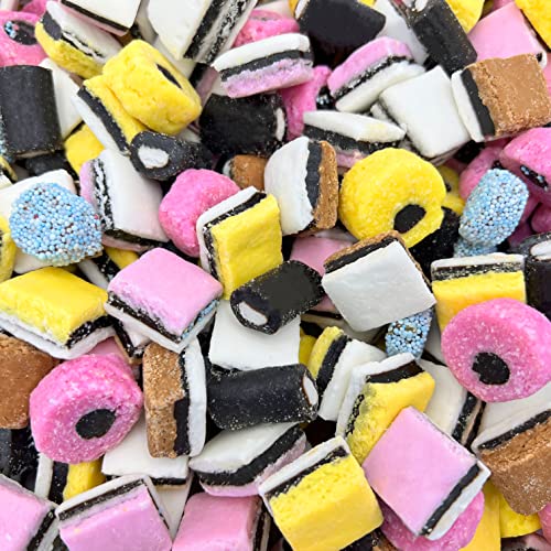 LAETAFOOD English Licorice Candy | 2 Pound Bag | Allsorts Licorice Mix | Gourmet English Candy Bulk | Old Fashioned Candy for Buffets and Gifting | Mixed Shapes and Textures - Image 1