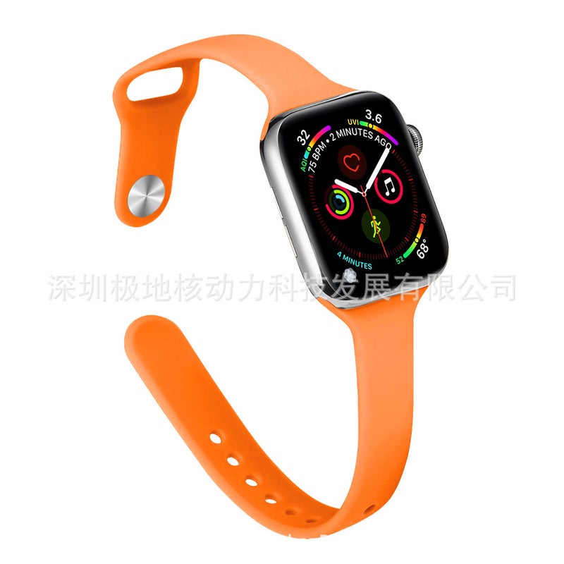 Tmall Sale For Applewatch Watch Band Slimming Silicone Watch Band Apple Watch Band S9Ultras8 - Image 1