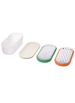 Grater with Container Set of 4 Pieces Assorted Colors