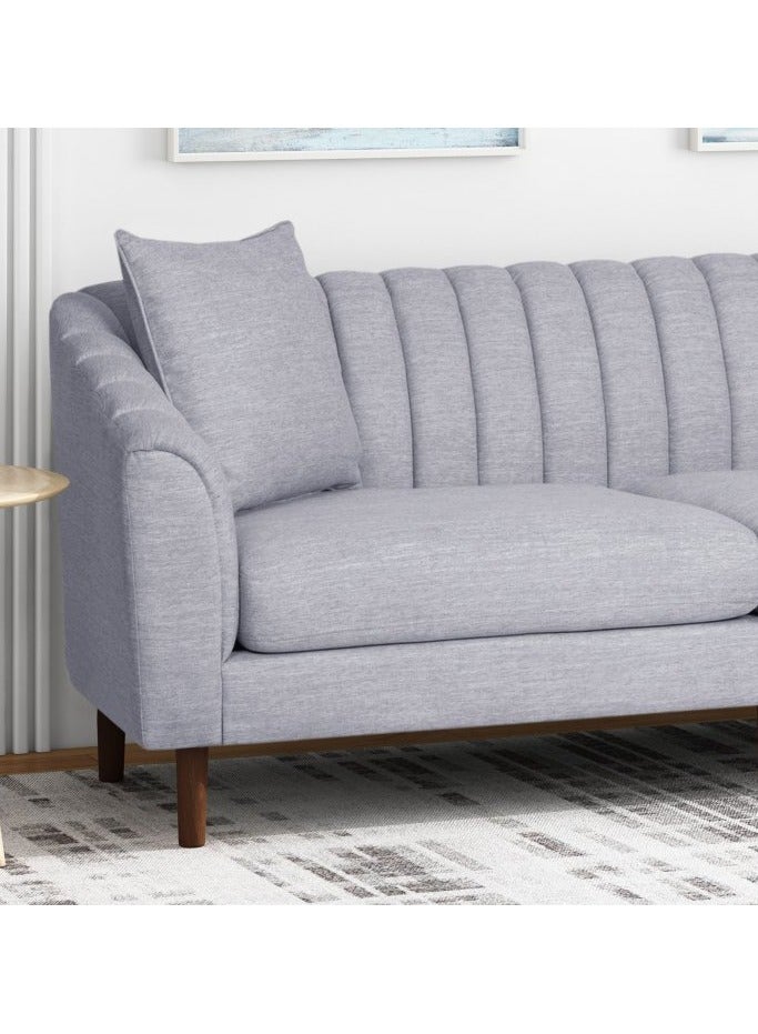 A to Z Furniture Natasha Contemporary Sofa Loveseat in Grey Color Contemporary Sofa Loveseat  - Image 3