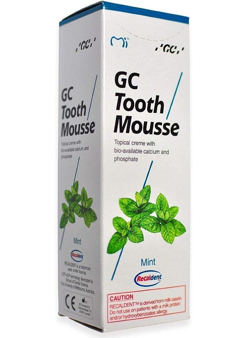جي سي موس أسنان جي سي  (بنكهة النعناع) 40 جرام - Image 1