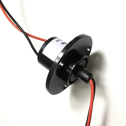 Taidacent 2 Wires 15A 20A 30A 40A 60A Slip Ring Collector Ring Rotary Electrical Contact (10A) - Image 5