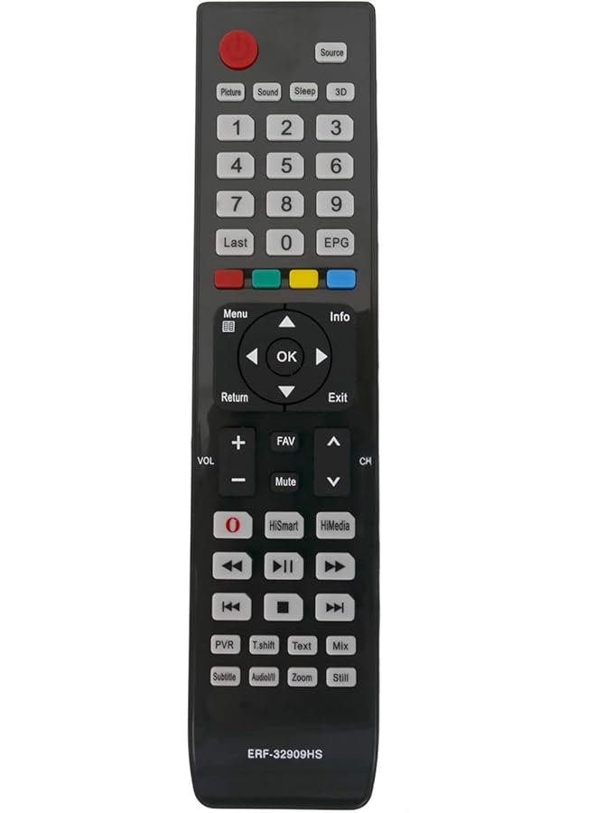 ELTRAZONE ERF-32909HS Replacement Remote for Hisense TVs – Compatible with HL65XT780, XT880, XT900, K610, ES-G125230, ES-G130471 & More – Plug & Play | No Programming Needed | Full Function Control – Black - Image 1