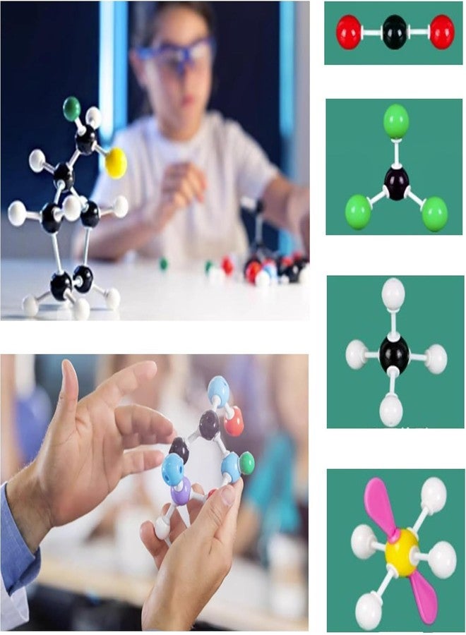 Vihaanta 207PCS Molecular Model Kit, Chemistry Lab Kit, Chemistry Molecular Structure Model for Chemistry Class, Science Kit for School Supplies, cience Kit for Kids School Supplies Organic Chemistry Learning - Image 3