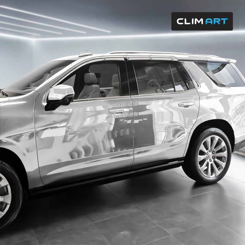 CLIM ART Durable Rain Guards for Chevrolet Tahoe 2021-2023 & Cadillac Escalade 2021-2023 - 4pcs Window Deflectors - Image 4