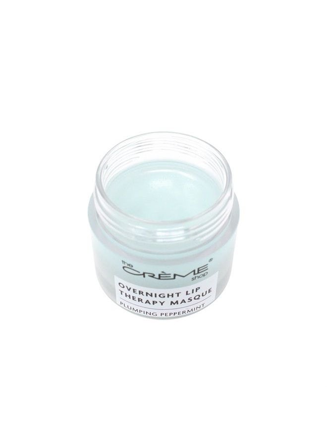 The Crème Shop Overnight Lip Therapy Masque, Collagen Lip Mask, Lip Mask Moisturizing, Korean Lip Mask, Lip Plumping Mask, Lip Sleeping Mask - Plumping Peppermint  - Image 4