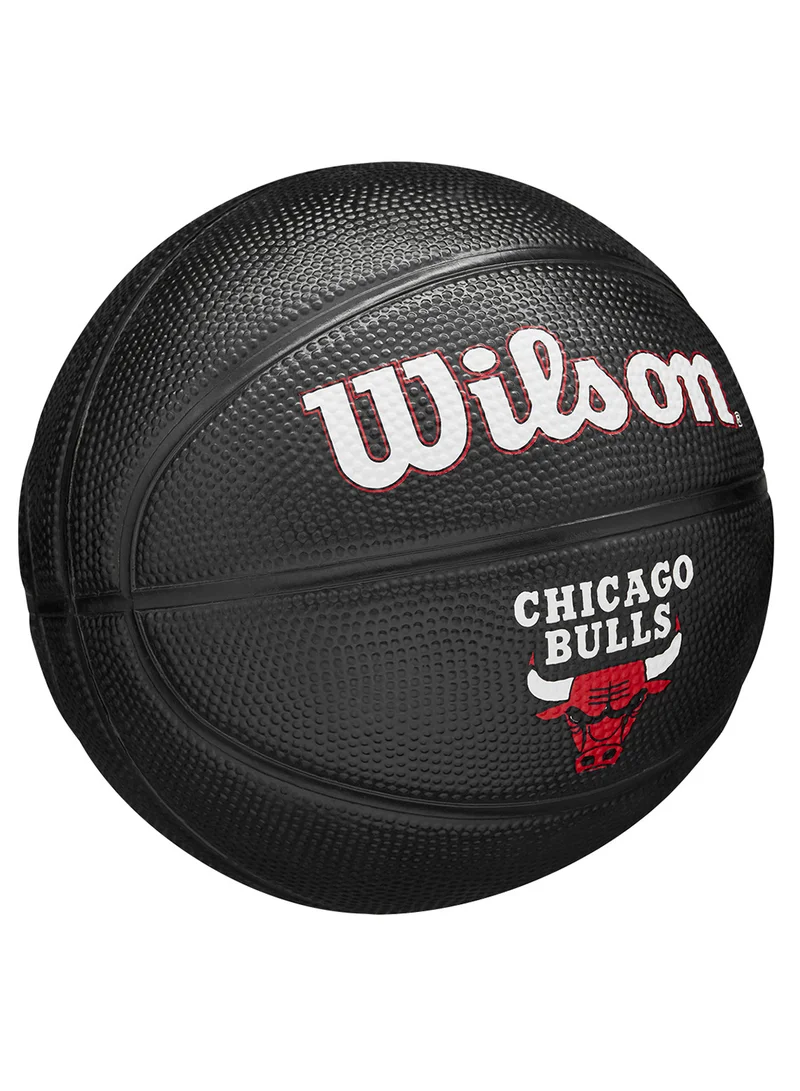 Wilson NBA Team Tribute Mini Chicago Bulls - Size 3 (mini ball) - Black