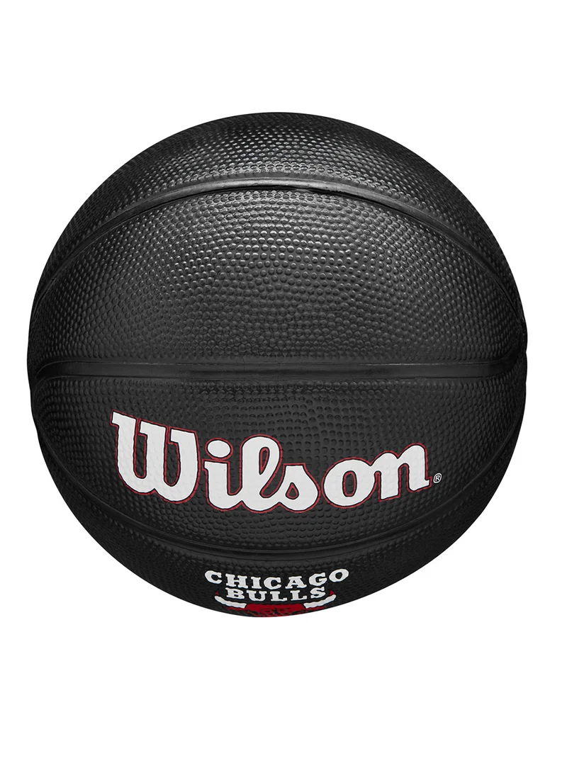 Wilson NBA Team Tribute Mini Chicago Bulls - Size 3 (mini ball) - Black