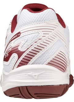 Mizuno Cyclone Speed 4 Women's Volleyball Shoes WhiteRed  - Image 3
