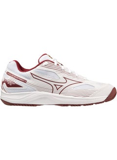 Mizuno Cyclone Speed 4 Women's Volleyball Shoes WhiteRed  - Image 4