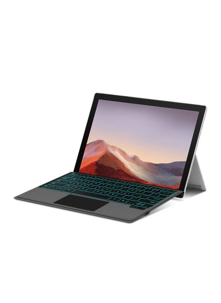 For Microsoft Surface Pro 11/10/9/8 Rechargeable Magnetic Bluetooth-compatible Wireless Keyboard with Backlit - Image 2