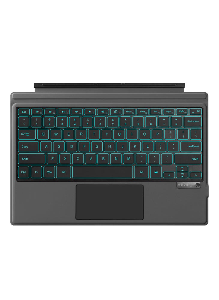 For Microsoft Surface Pro 11/10/9/8 Rechargeable Magnetic Bluetooth-compatible Wireless Keyboard with Backlit - Image 1