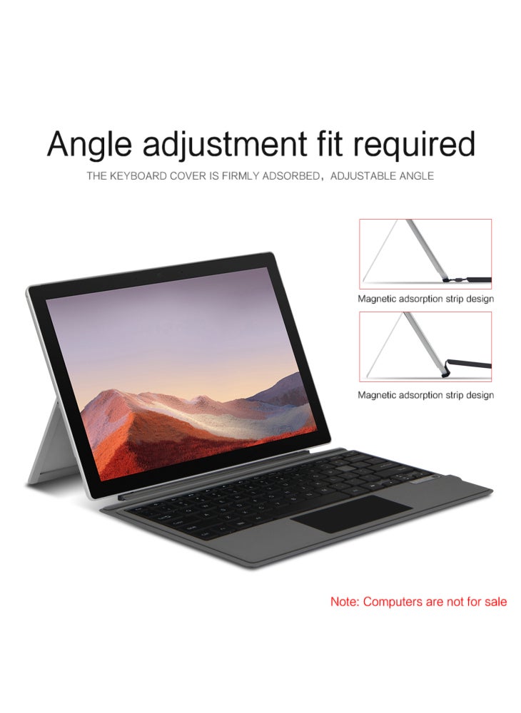For Microsoft Surface Pro 11/10/9/8 Rechargeable Magnetic Bluetooth-compatible Wireless Keyboard with Backlit - Image 5
